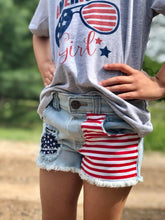 Load image into Gallery viewer, Patriotic Girls Flag Style
