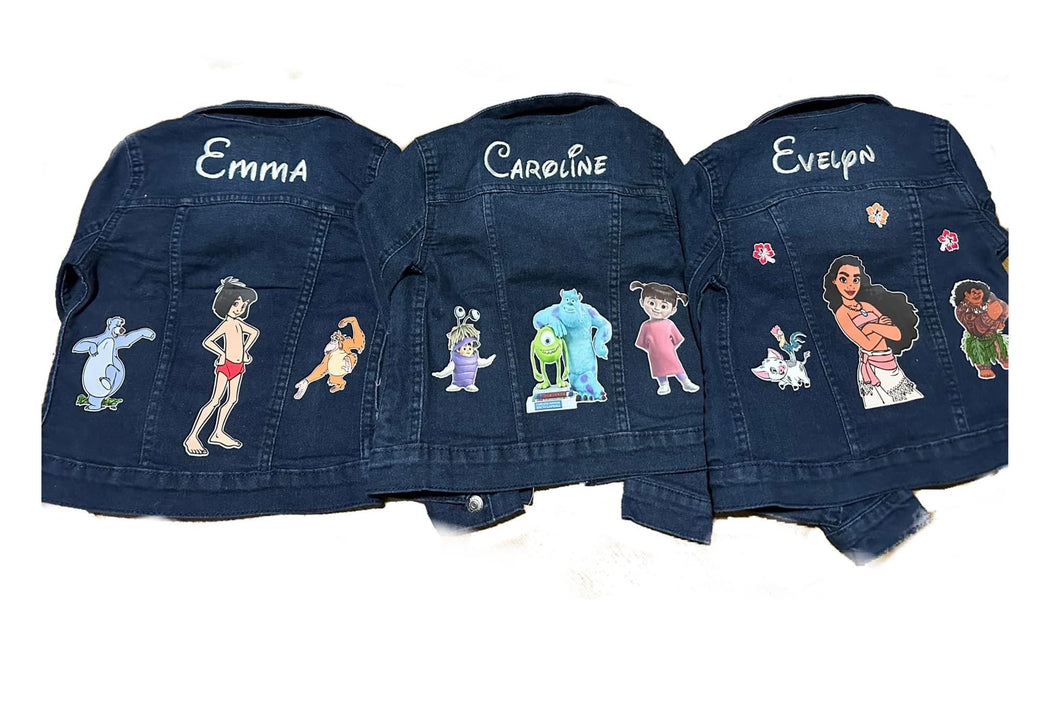 Custom embroidered names, and characters