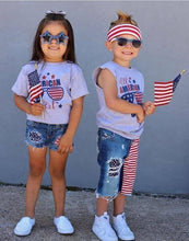 Load image into Gallery viewer, Patriotic DENIM Boy &amp; Girl
