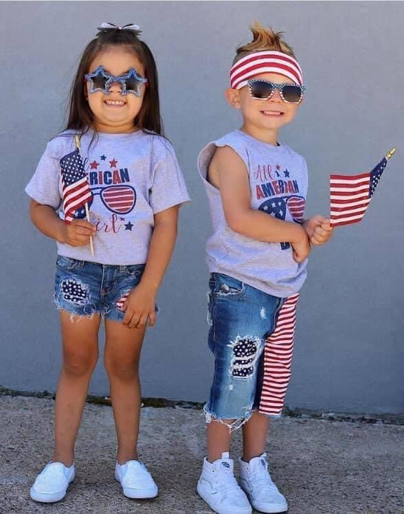 Patriotic DENIM Boy & Girl